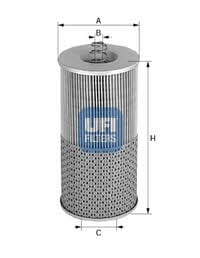 Ufi 25.465.00 Oil Filter 2546500