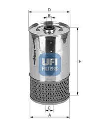 Ufi 25.499.00 Oil Filter 2549900