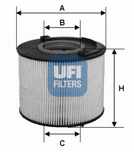 Ufi 26.015.00 Fuel filter 2601500