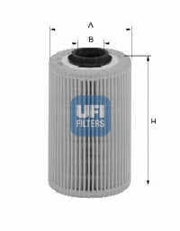 Ufi 26.018.00 Fuel filter 2601800