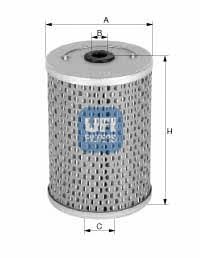 Ufi 26.604.00 Fuel filter 2660400