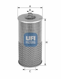 Ufi 26.617.00 Fuel filter 2661700