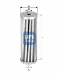 Ufi 26.654.00 Fuel filter 2665400