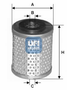 Ufi 26.663.00 Fuel filter 2666300
