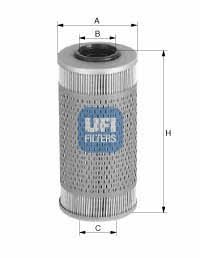Ufi 26.687.00 Fuel filter 2668700