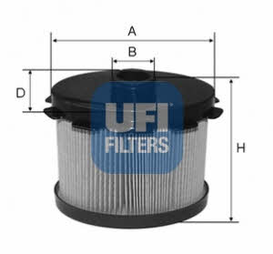 Ufi 26.688.00 Fuel filter 2668800