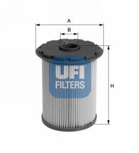 Ufi 26.693.00 Fuel filter 2669300