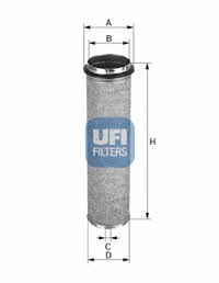Ufi 27.055.00 Air filter 2705500