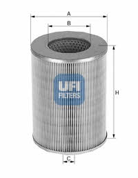 Ufi 27.235.00 Air filter 2723500