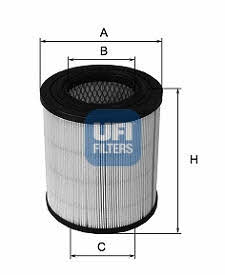 Ufi 27.271.00 Air filter 2727100