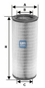 Ufi 27.341.00 Air filter 2734100