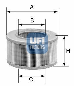 Ufi 27.354.00 Air filter 2735400 2735400 Ufi Air filter