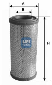 Ufi 27.388.00 Air filter 2738800