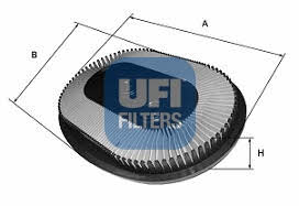 Ufi 27.526.00 Air filter 2752600