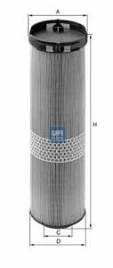 Ufi 27.586.00 Air filter 2758600 2758600 Ufi Air filter