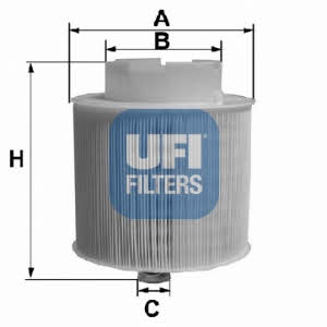 Ufi 27.597.00 Air filter 2759700