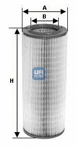 Air filter Ufi 27.603.00