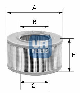 Ufi 27.605.00 Air filter 2760500