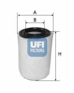 Ufi 27.629.00 Air filter 2762900