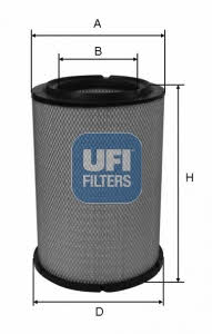 Ufi 27.642.00 Air filter 2764200