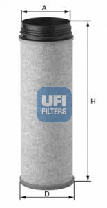 Ufi 27.646.00 Air filter 2764600