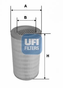 Ufi 27.688.00 Air filter 2768800