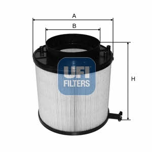 Car air filter Audi Q5: 2769200 Ufi Air filter