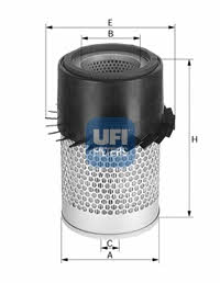 Ufi 27.933.00 Air filter 2793300