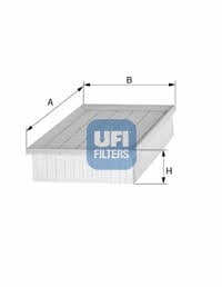 Ufi 30.141.00 Air filter 3014100