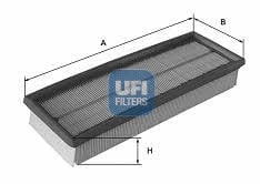 Air filter Ufi 30.187.00