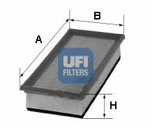 Air filter Ufi 30.210.00