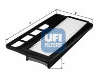 Ufi 30.211.00 Air filter 3021100