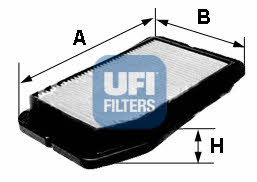 Ufi 30.255.00 Air filter 3025500