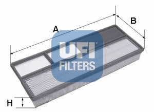 Air filter Ufi 30.265.00