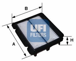 Air filter Ufi 30.279.00