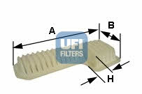 Ufi 30.288.00 Air filter 3028800