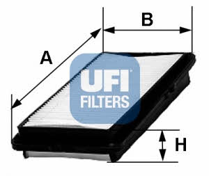Air filter Ufi 30.347.00