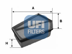 Ufi 30.349.00 Air filter 3034900