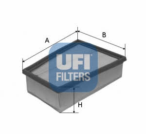 Ufi 30.407.00 Air filter 3040700