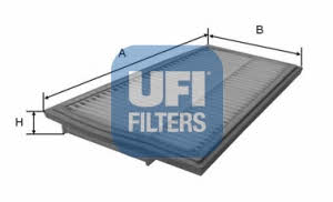 Ufi 30.463.00 Air filter 3046300