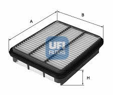 Ufi 30.505.00 Air filter 3050500