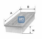 Ufi 30.863.00 Air filter 3086300