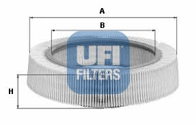Ufi 30.976.00 Air filter 3097600 3097600 Ufi Air filter
