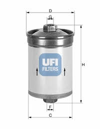 Ufi 31.502.00 Fuel filter 3150200