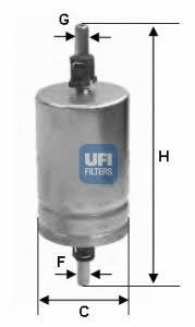 Ufi 31.510.00 Fuel filter 3151000