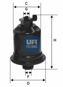 Ufi 31.579.00 Fuel filter 3157900