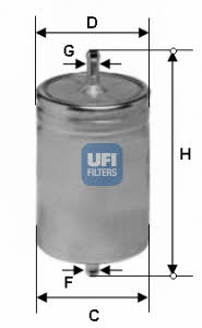 Ufi 31.583.00 Fuel filter 3158300
