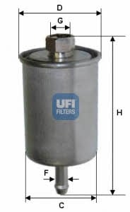 Ufi 31.587.00 Fuel filter 3158700