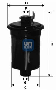 Ufi 31.603.00 Fuel filter 3160300