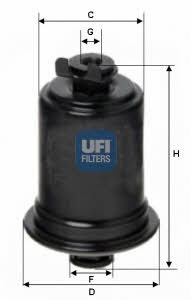 Ufi 31.605.00 Fuel filter 3160500